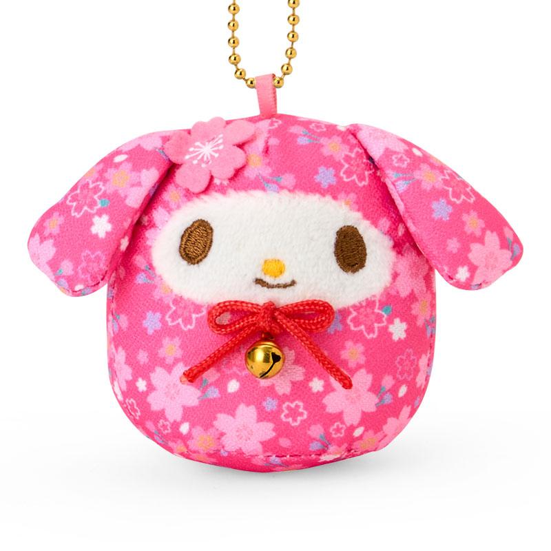 My Melody Plush Mascot Holder Keychain Daruma Sakura Sanrio Japan 2025