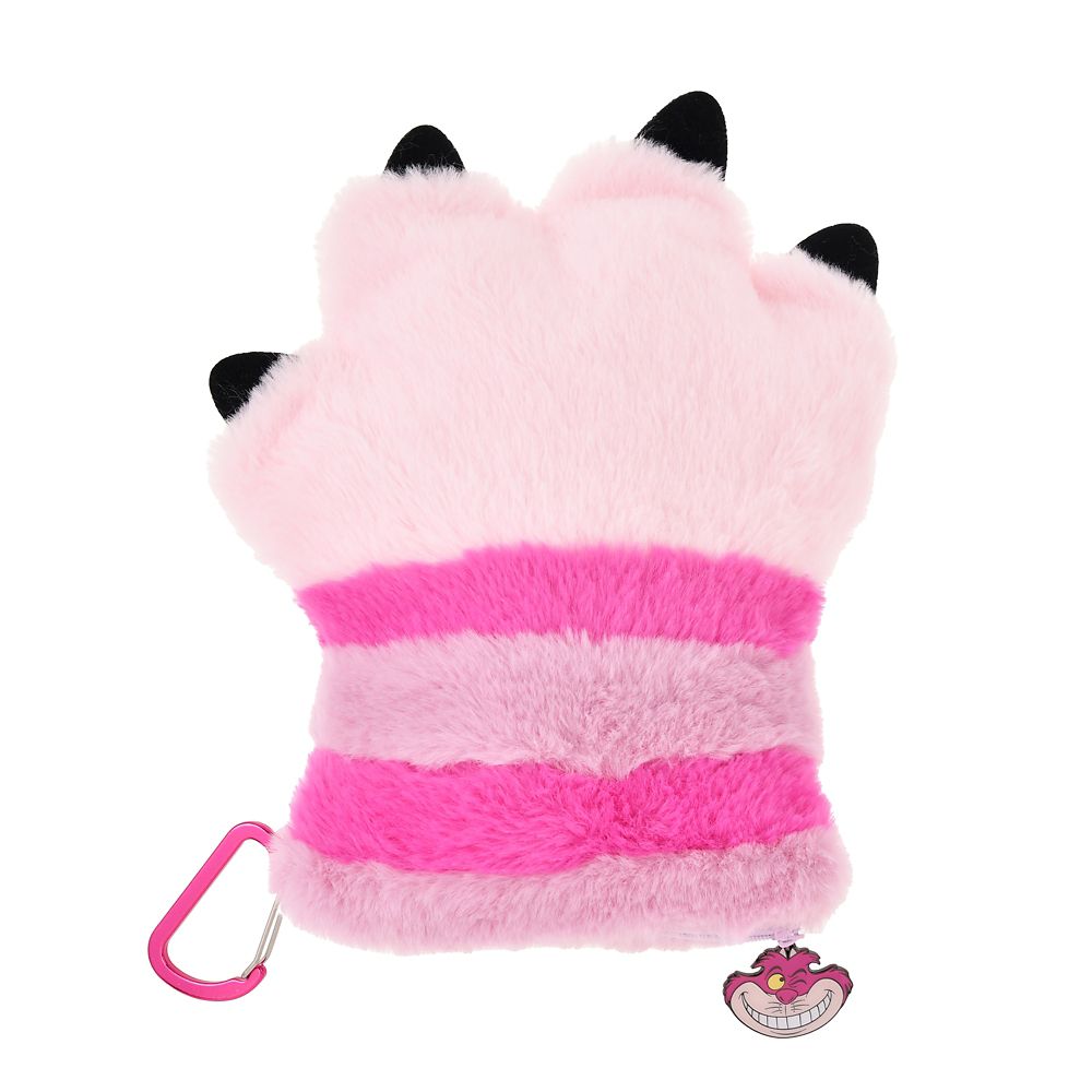 Alice in Wonderland Cheshire Cat Karabiner Pouch Paw Pink Disney Store Japan