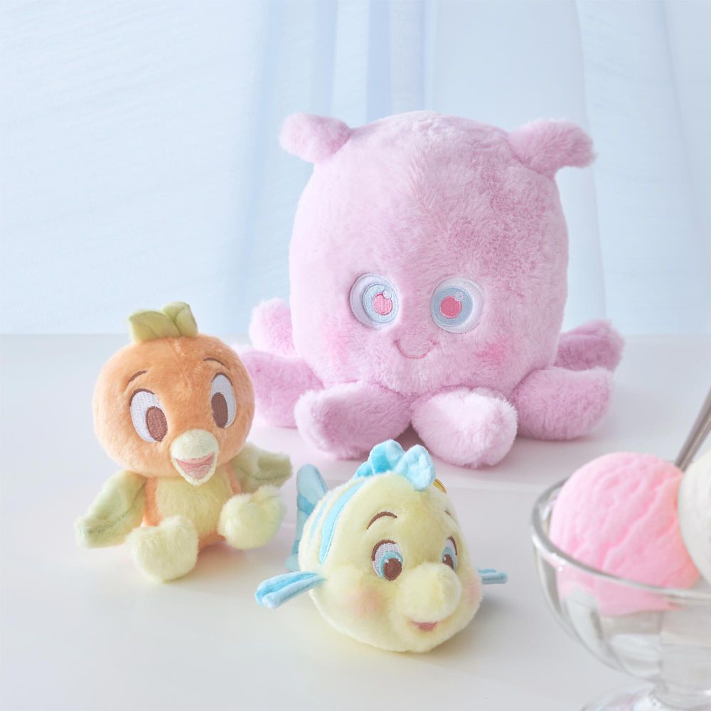Orange Bird Plush Keychain SHERBET Disney Store Japan 2025