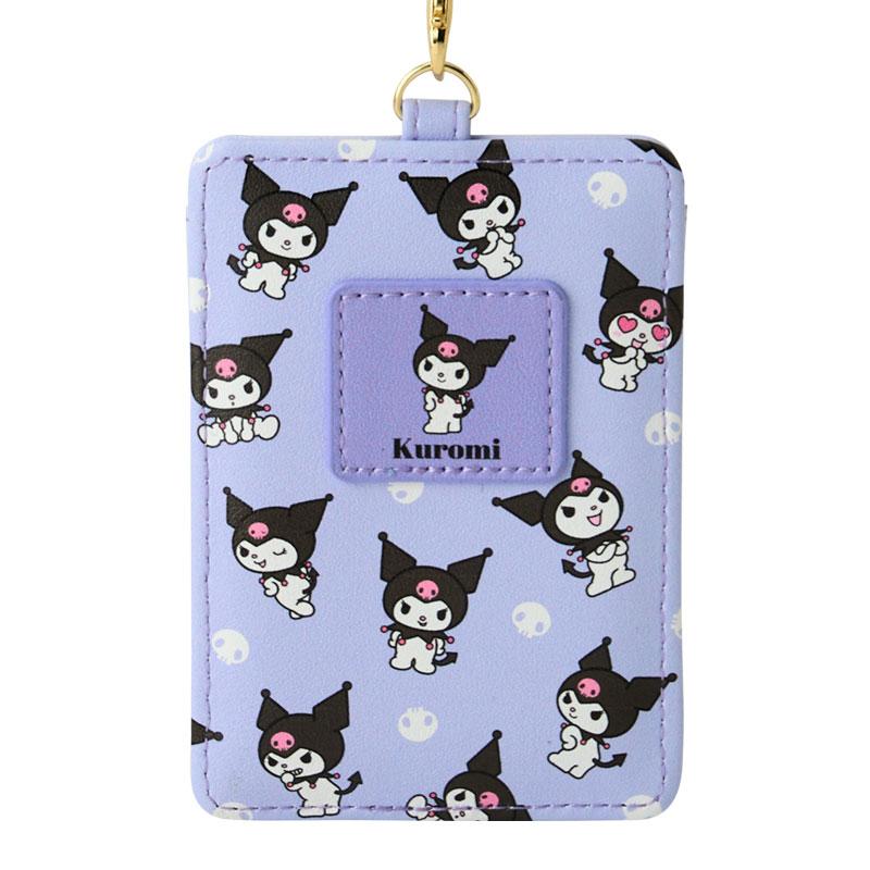 Kuromi Pass Case with Reel Sanrio Japan