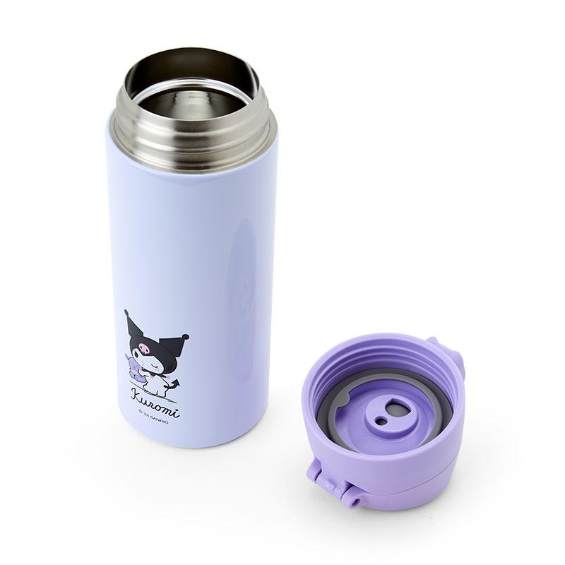 Kuromi Stainless Bottle 370ml Purple Sanrio Japan