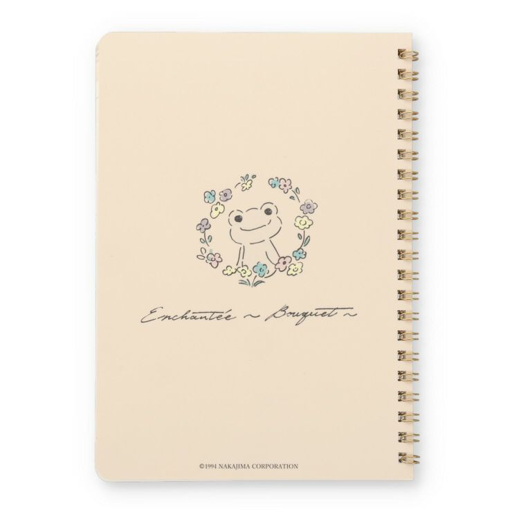 Pickles the Frog Ring Notebook A5 Off White Enchante Japan 2025