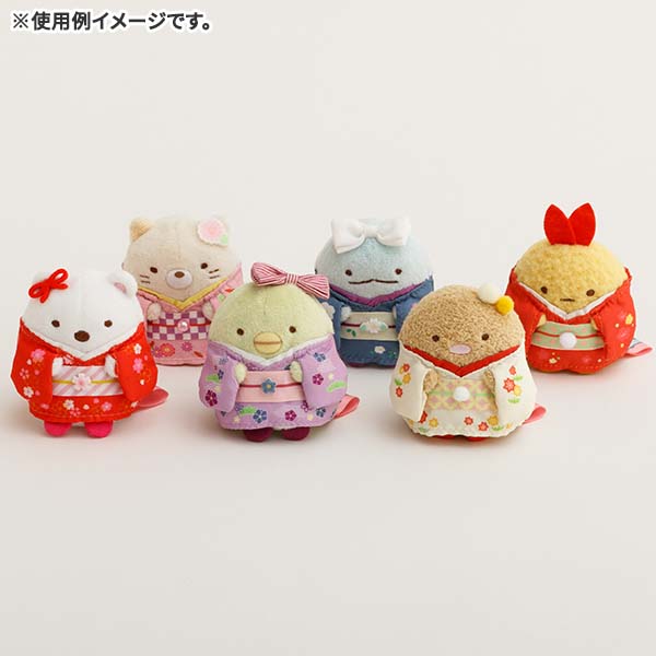 Sumikko Gurashi Neko Cat Kimono mini Tenori Plush Doll San-X Japan 2024