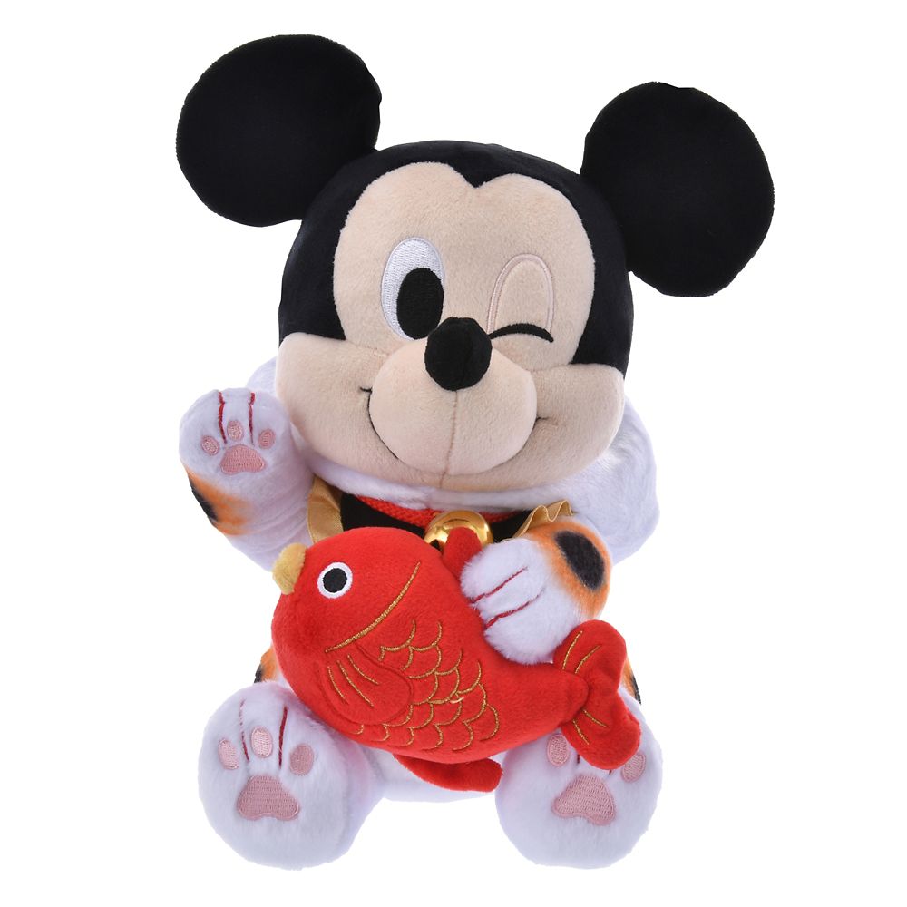 Mickey Plush Doll Cat Daruma Disney Store Japan New Year 2025