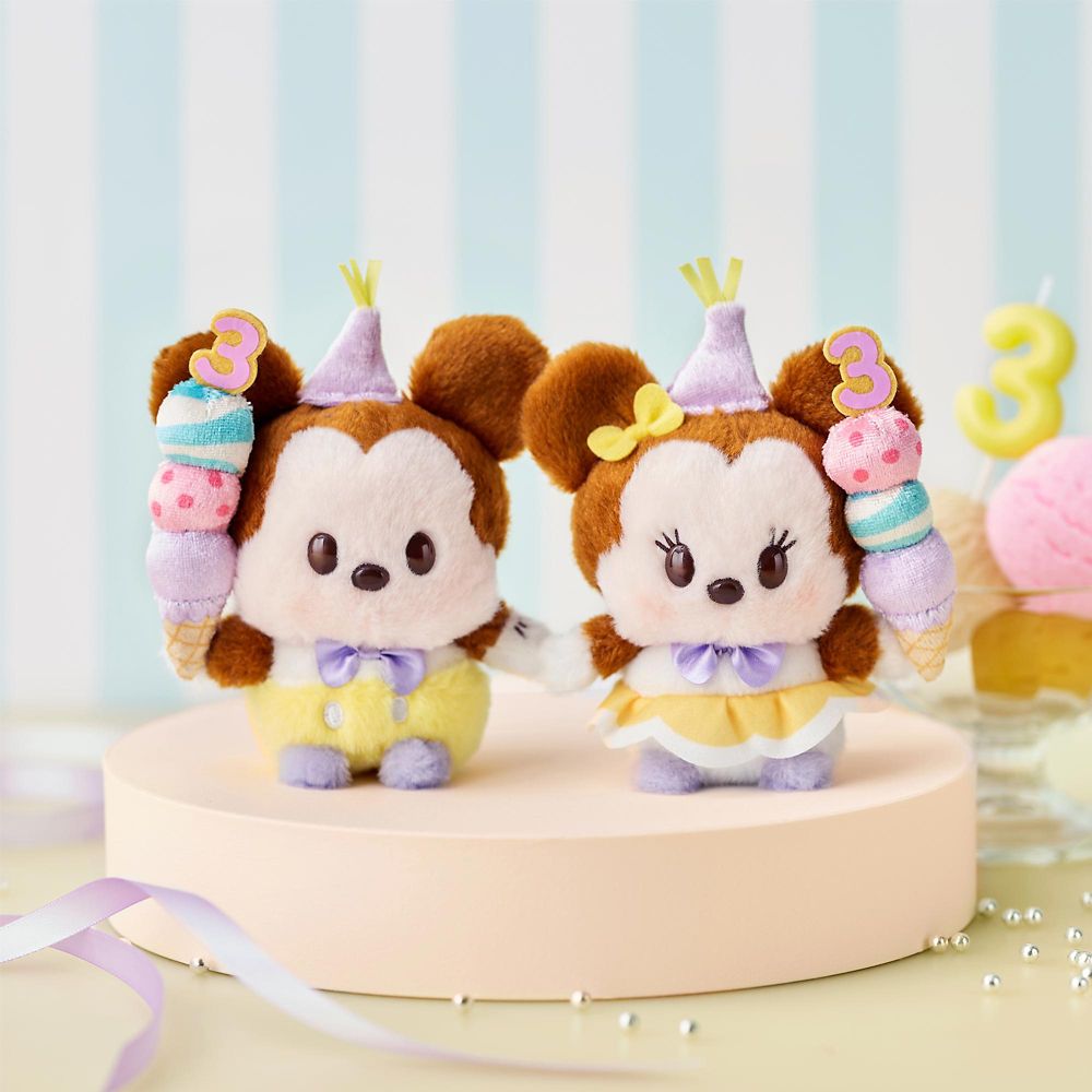 Mickey Plush Doll Urupocha-chan 3rd Disney Store Japan 2025