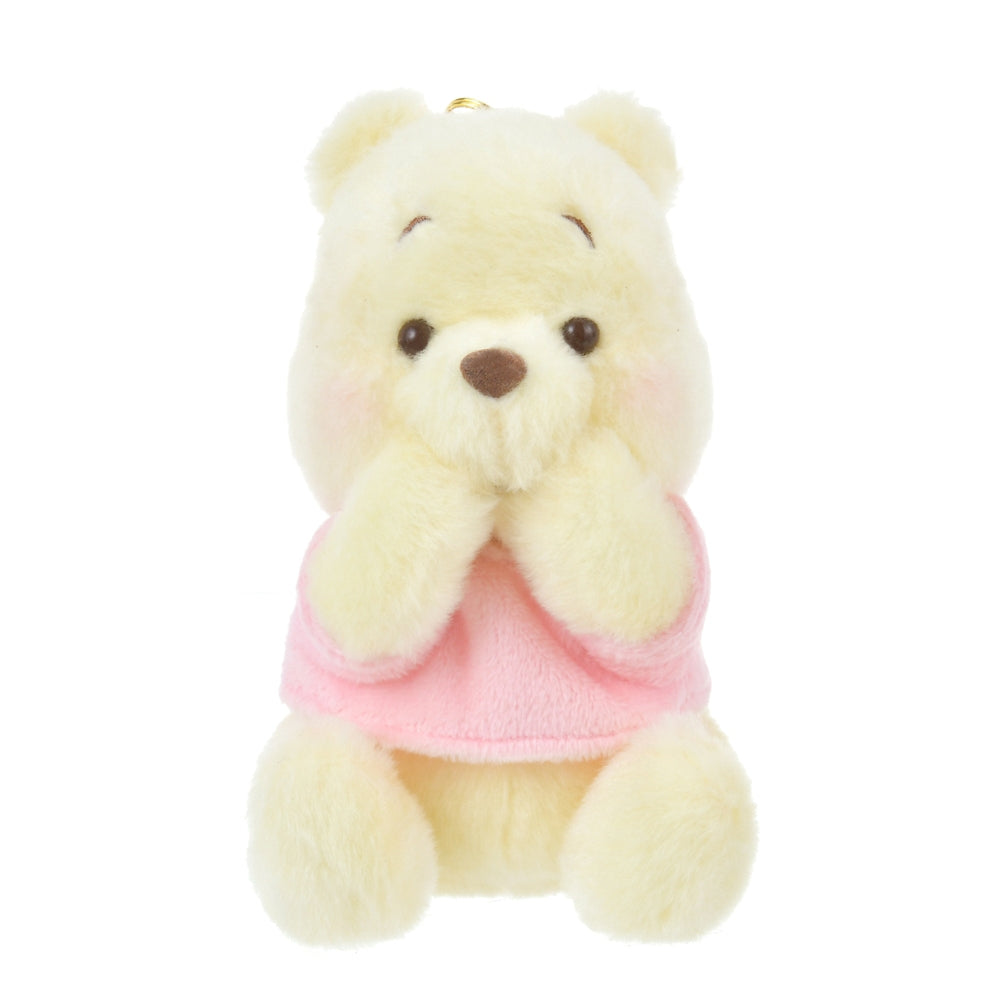 Winnie the Pooh Plush Keychain KUSUMI PASTEL Disney Store Japan 2024