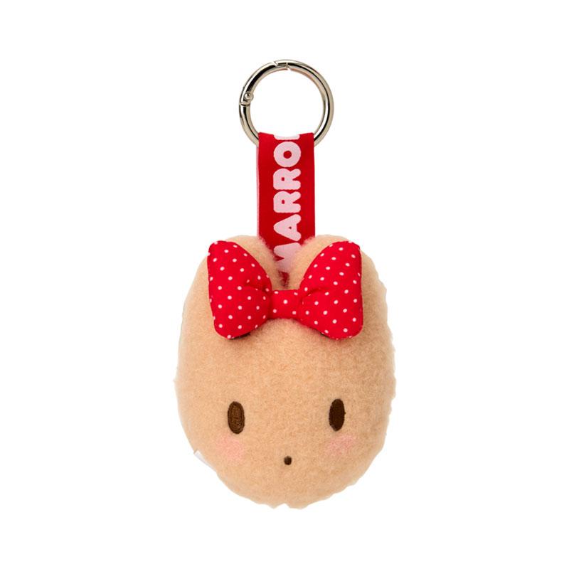 Marron Cream Plush Keychain Face Tag Sanrio Japan 2025