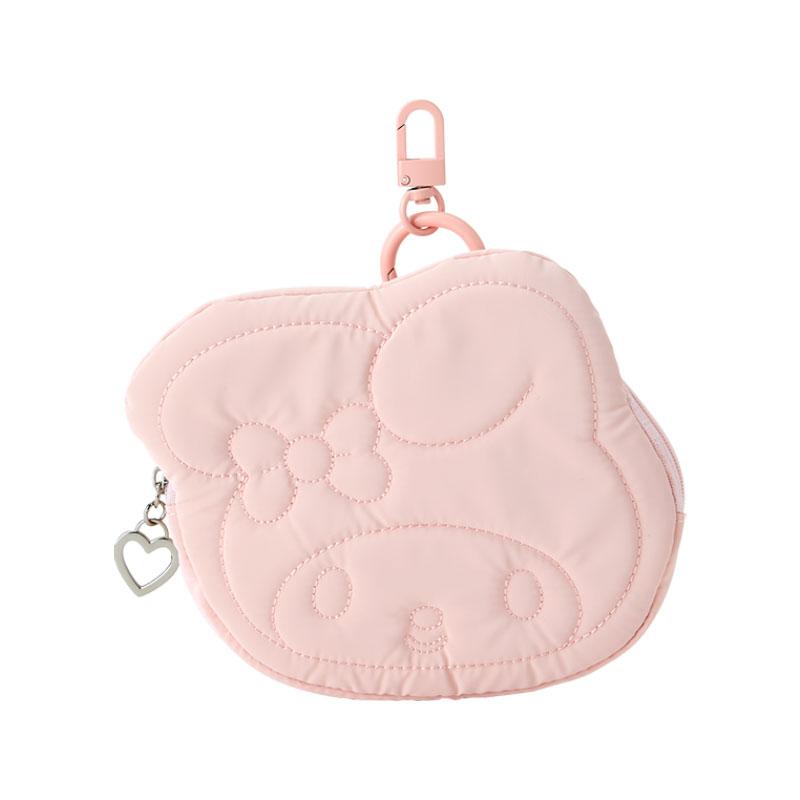My Melody Pass Case Face Shape Fluffy Winter Sanrio Japan