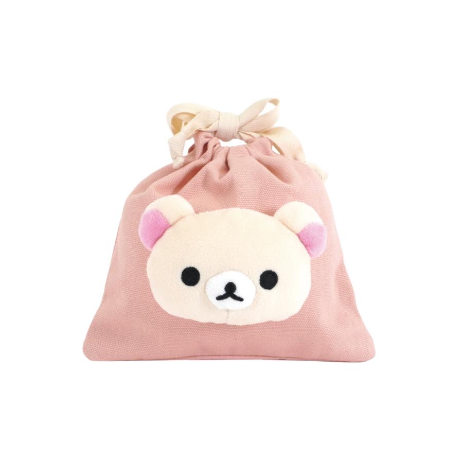 Korilakkuma Drawstring Pouch Face Mascot San-X Japan 2026
