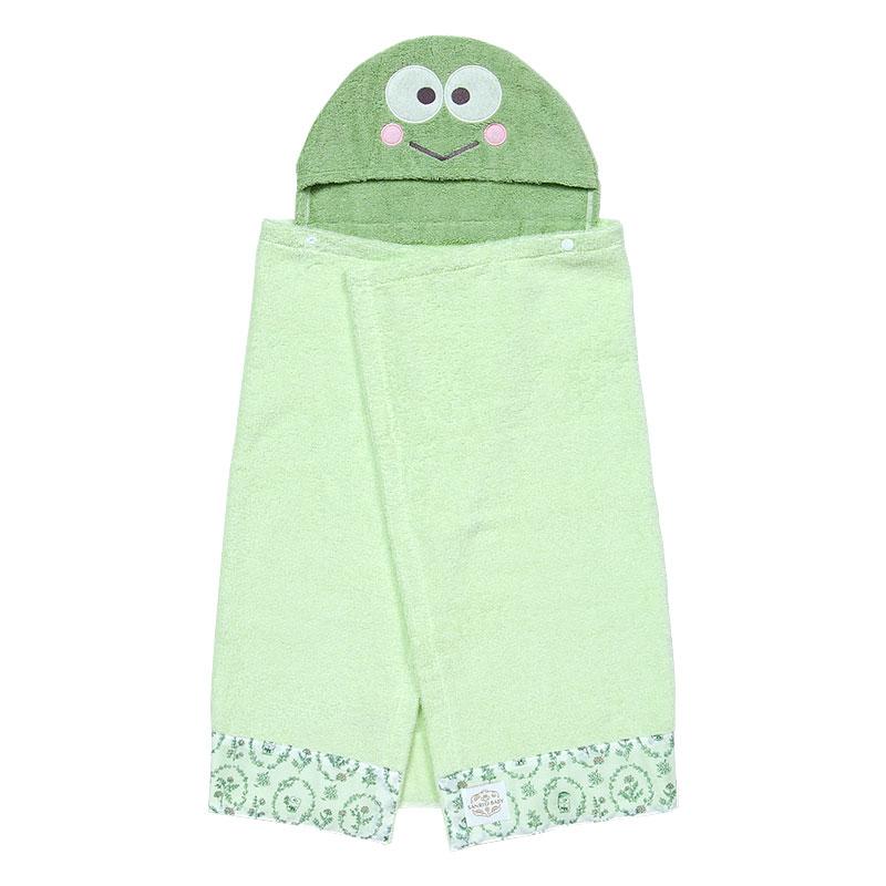 Kero Kero Keroppi Frog Baby Bath Towel Poncho Sanrio Japan 2025