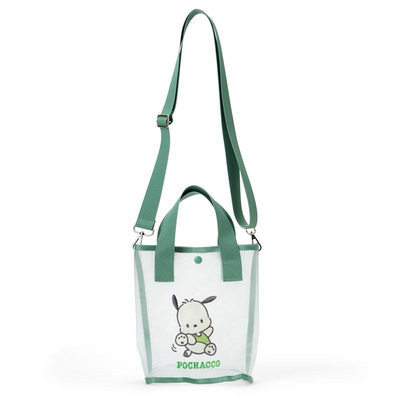 Pochacco Mesh 2WAY Tote Shoulder Bag Sanrio Japan 2025