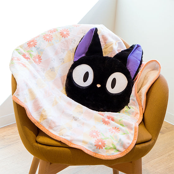 Kiki's Delivery Service Jiji Cushion Blanket Studio Ghibli Japan Cat