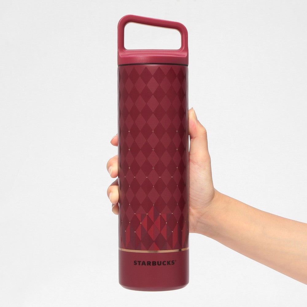 Starbucks Japan Holiday 2025 Handle Lid Stainless Bottle MiiR 591ml Christmas
