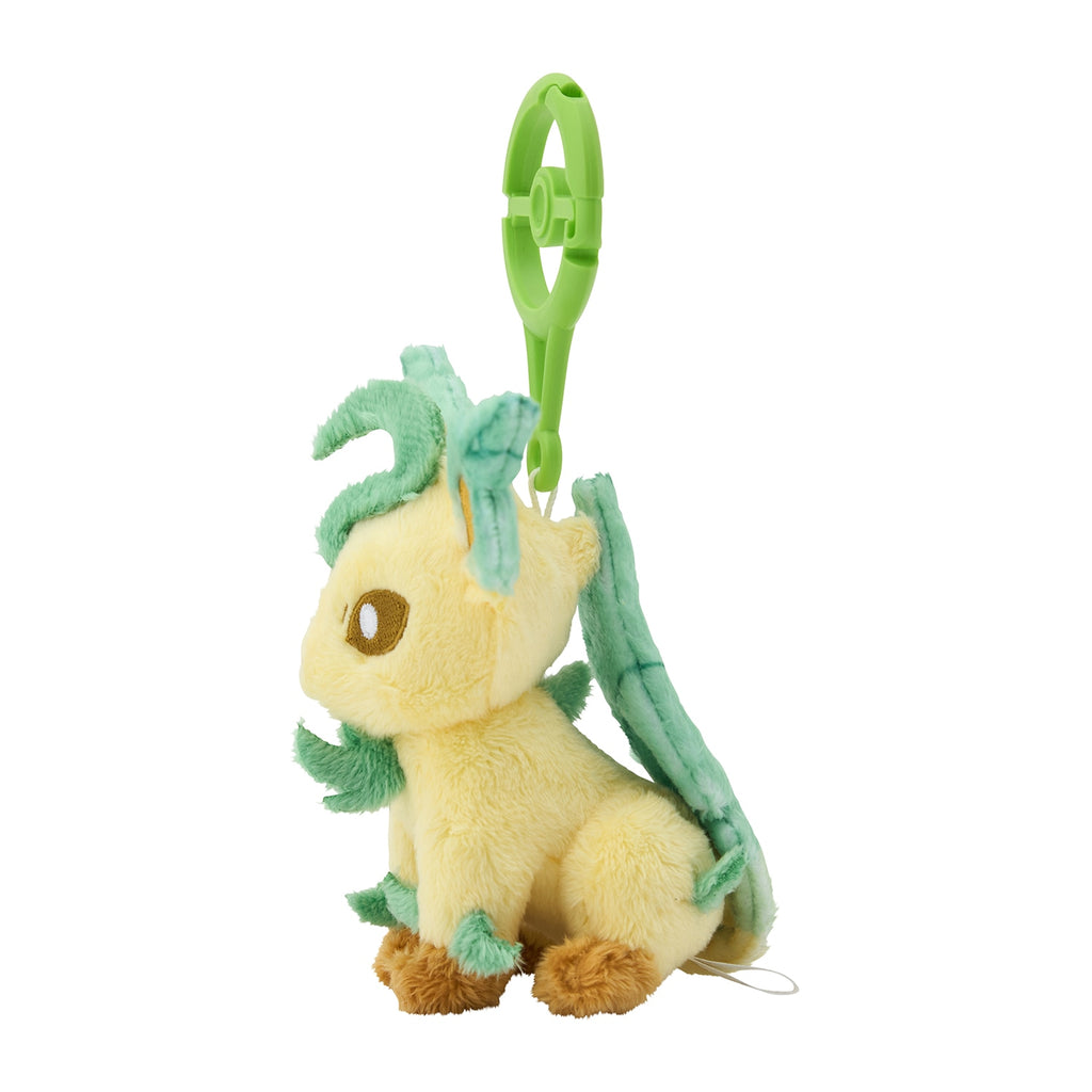 Leafeon Leafia Plush Keychain with Carabiner Pokemon Center Japan 2024