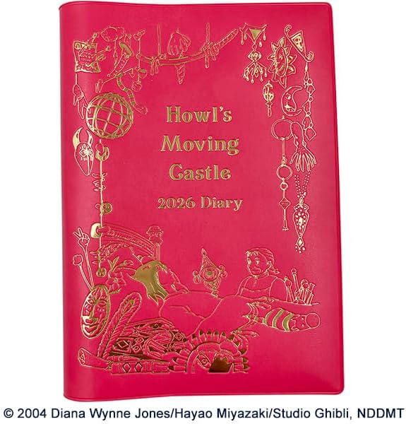 Howl's Moving Castle 2026 Schedule Book B6 Weekly Studio Ghibli Japan