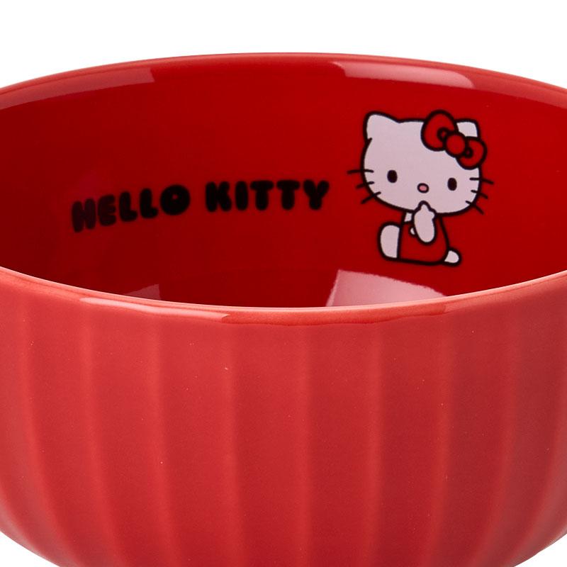 Hello Kitty Ceramic Bowl Red Sanrio Japan 2025