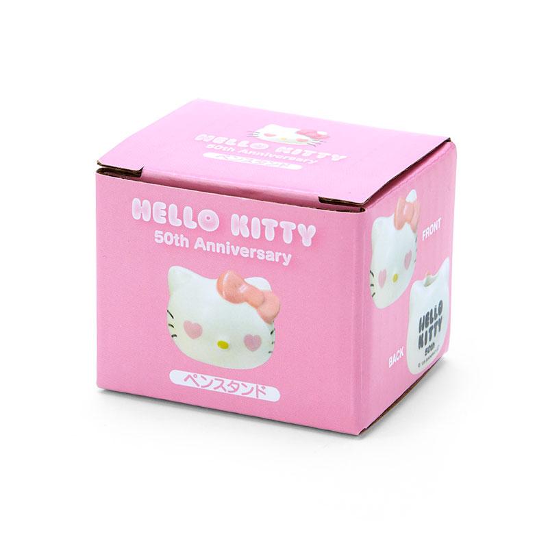 Hello Kitty 50th Anniversary Porcelain Pen Stand Pink Sanrio Japan 2024