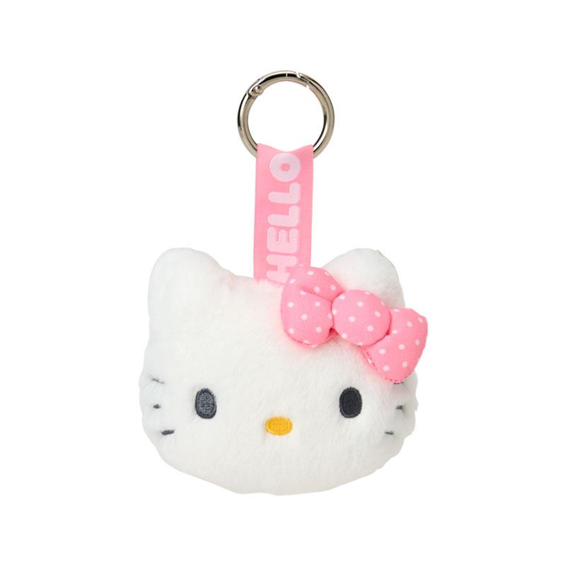 Hello Kitty Plush Keychain Face Tag Sanrio Japan 2025