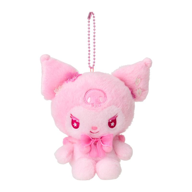 Kuromi Plush Mascot Holder Keychain Sanrio Japan Sakura 2025