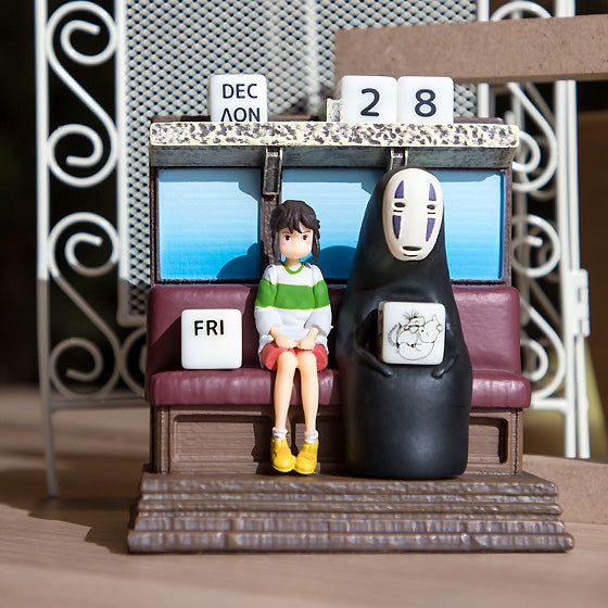 Spirited Away No Face Kaonashi Perpetual Figure Calendar Studio Ghibli Japan