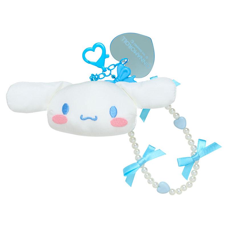 Cinnamoroll Plush Mascot Beaded Strap Cushion Ribbon Sanrio Japan 2024