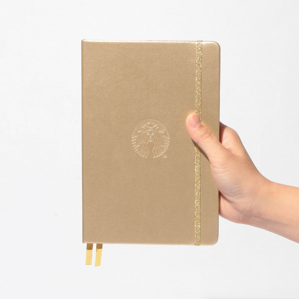 Notebook Gold Starbucks Japan Christmas 2025
