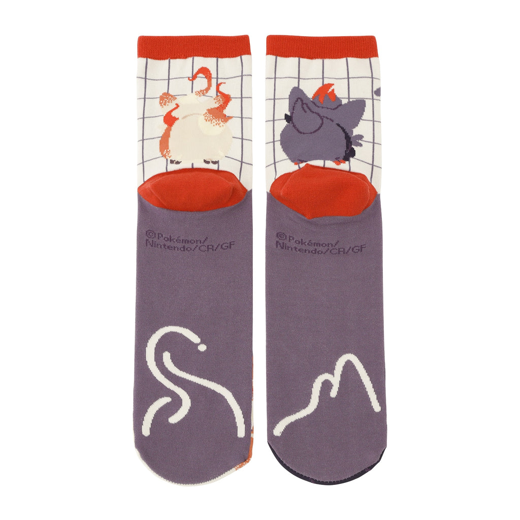 Hisuian Zorua & Zorua Zoroa Kids Socks 19-21cm Pokemon Center Japan 2025