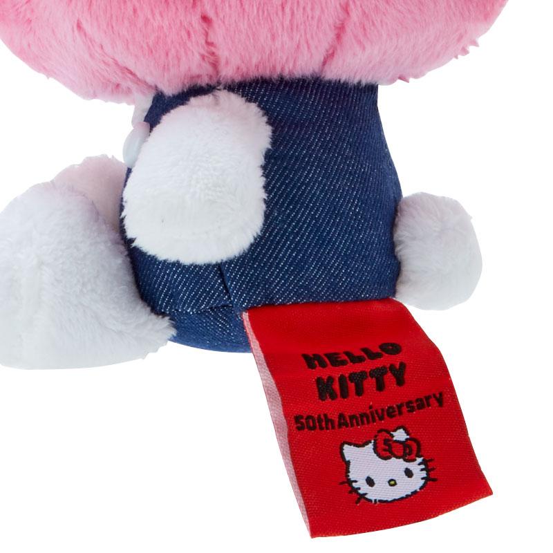 My Melody Plush Mascot Holder Keychain HELLO Everyone 50th Sanrio Japan