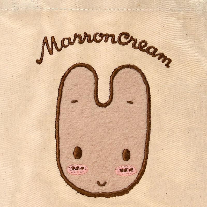 Marron Cream Applique Lunch Tote Bag Beige Sanrio Japan 2025