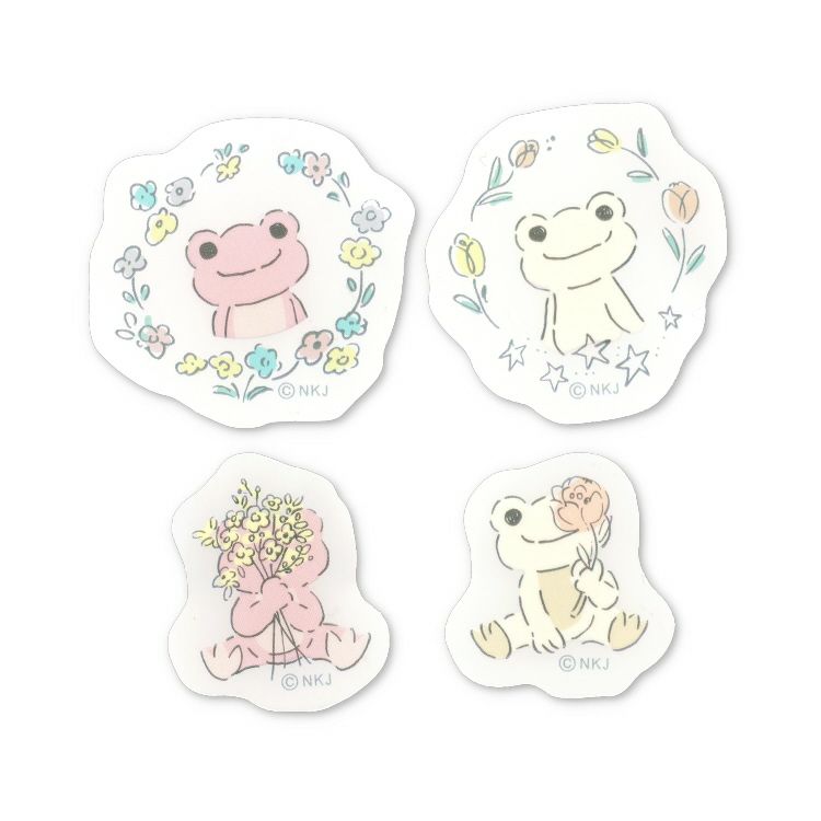 Pickles the Frog Clear Flake Sticker Enchante Japan 2025