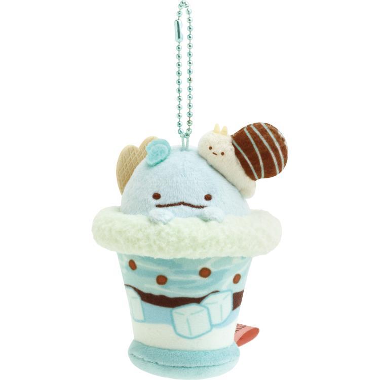 Sumikko Gurashi Tokage Lizard Mint Chocolate Parfait Plush Keychain San-X Japan