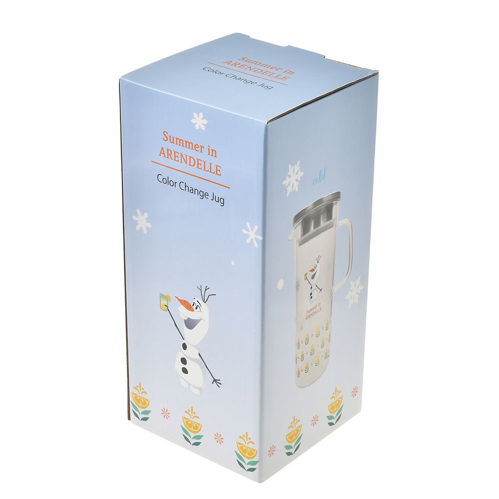 Frozen Olaf Glass Pitcher Color Change Disney Store Japan 2025