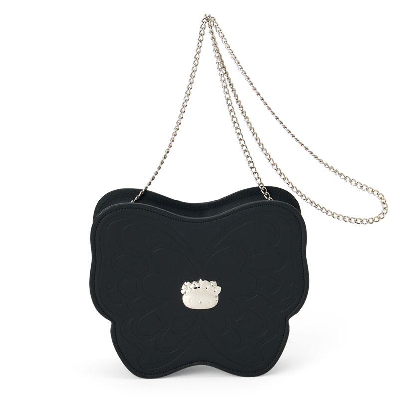 Hello Kitty Shoulder Bag Black Butterfly Sanrio Japan 2025