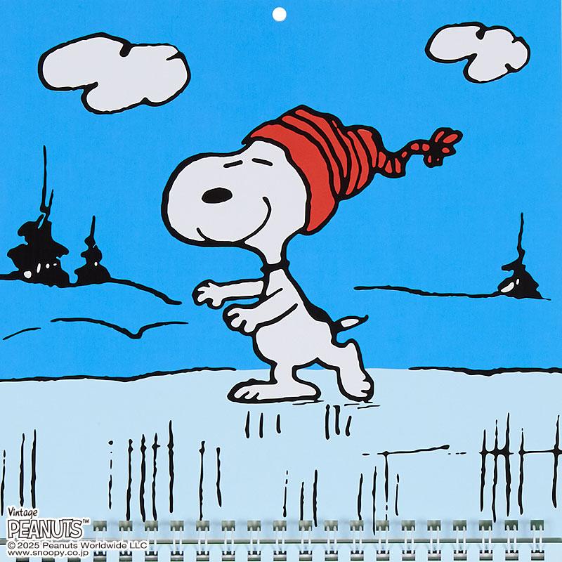 PEANUTS Snoopy Wall Calendar 2026 M Sanrio Japan