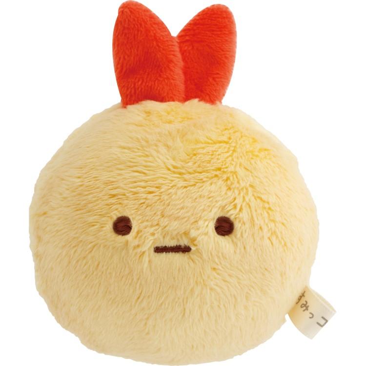 Sumikko Gurashi Fried Shrimp Tail Squish Round Plush Doll Face San-X Japan 2025