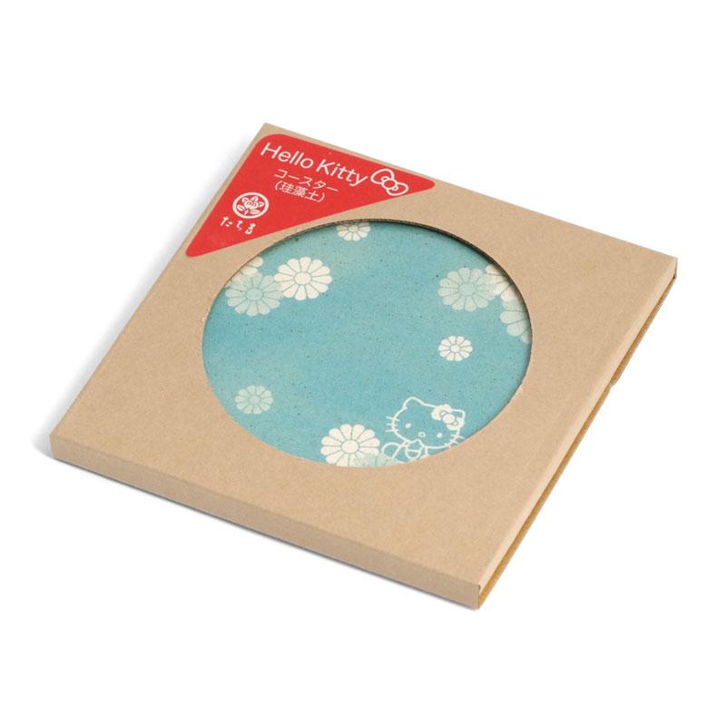 Hello Kitty Tachikichi Coaster Chrysanthemum Shadow Blue Sanrio Japan 2025