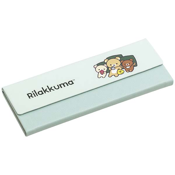 Rilakkuma Folding Glasses Case RLK11149 Simple San-X Japan 2024