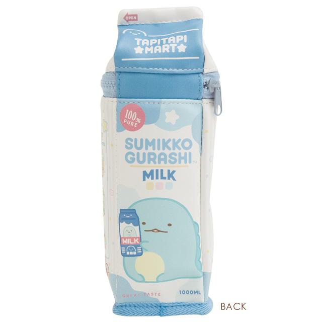 Sumikko Gurashi Pen Case Pencil Pouch Milk Carton TapiTapiMart San-X Japan 2024