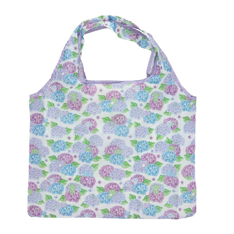Pickles the Frog Eco Shopping Tote Bag Hibiyakadan Flower Japan 2025