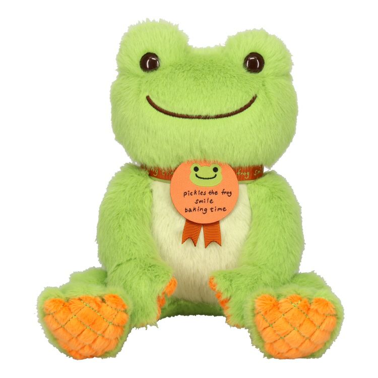 Pickles the Frog Bean Doll Plush Melon bread Melonpan Smile Baking Jap