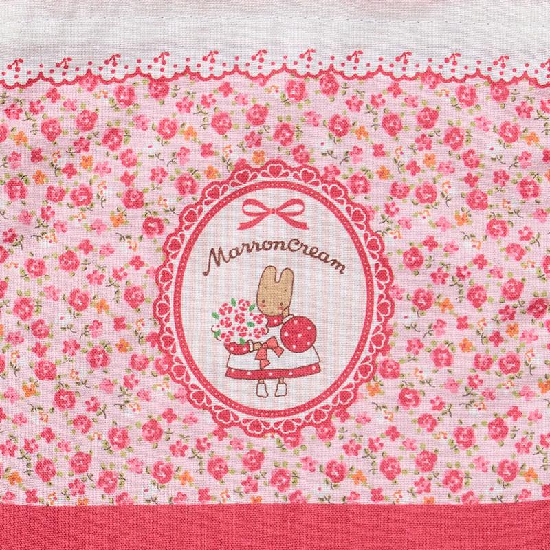 Marron Cream Frill Drawstring Pouch Red Sanrio Japan 2025