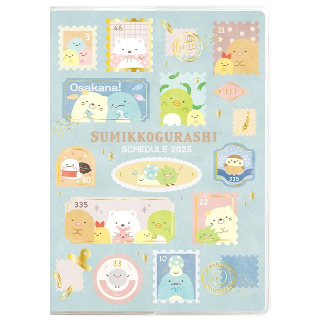 Sumikko Gurashi 2025 Schedule Book A5 Monthly Index San-X Japan