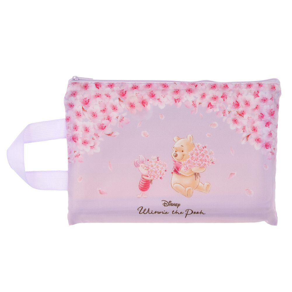 Winnie the Pooh & Piglet Picnic Blanket w/ Pouch SAKURA Disney Store Japan 2025