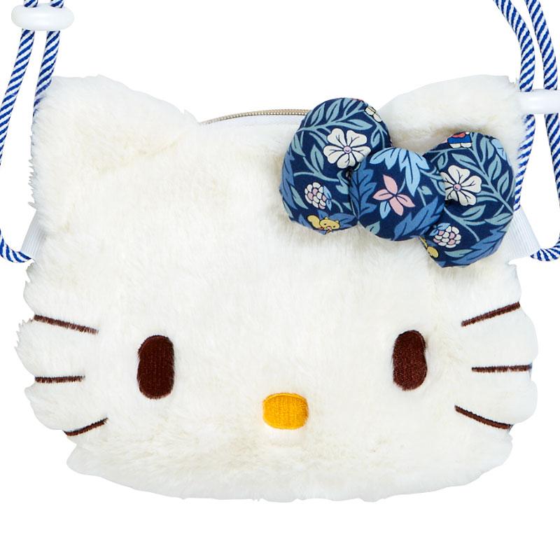 Hello Kitty Plush Sacoche Shoulder Bag Liberty Blue Sanrio Japan 2024