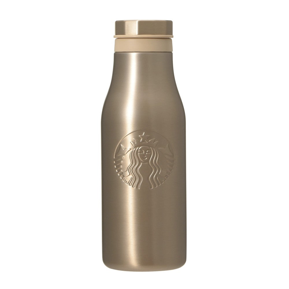 Stainless Logo Bottle Gold 473ml Starbucks Japan 2025 Spring Tumbler