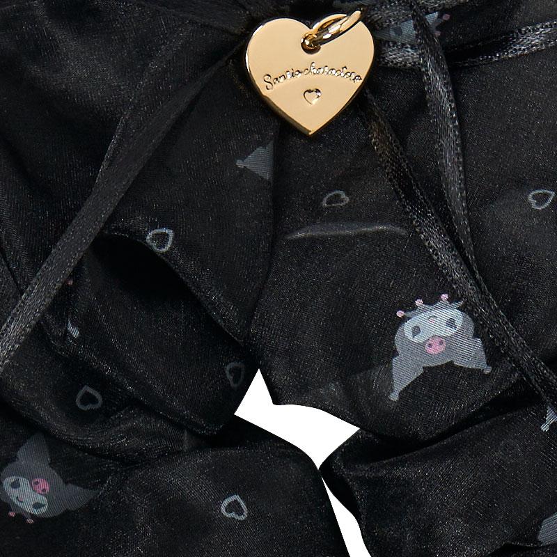 Kuromi Scrunchy Ponytail Holder Black Sanrio Japan 2025