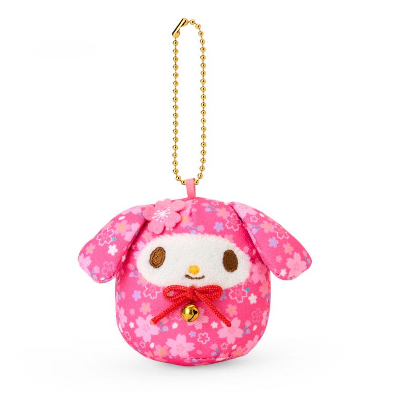 My Melody Plush Mascot Holder Keychain Daruma Sakura Sanrio Japan 2025