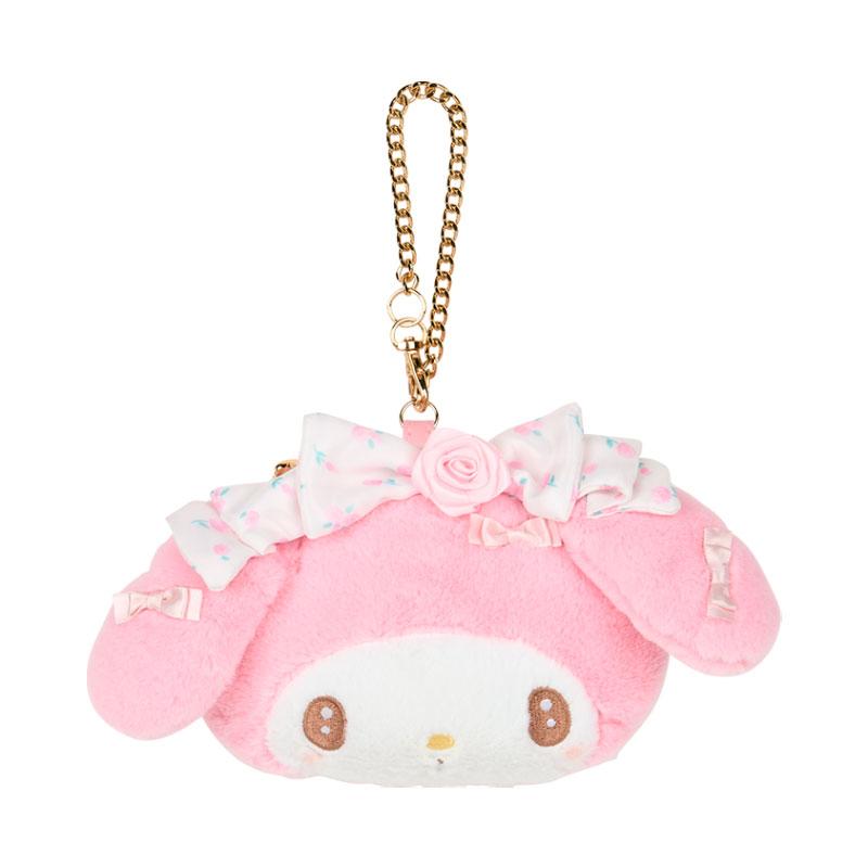 My Melody Plush Pass Case Face Shape Dolly Rose Sanrio Japan 2024