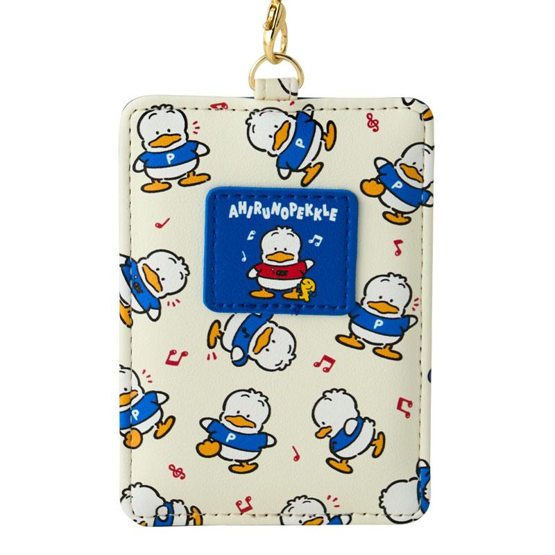 Ahiru no Pekkle Pass Case with Reel Sanrio Japan