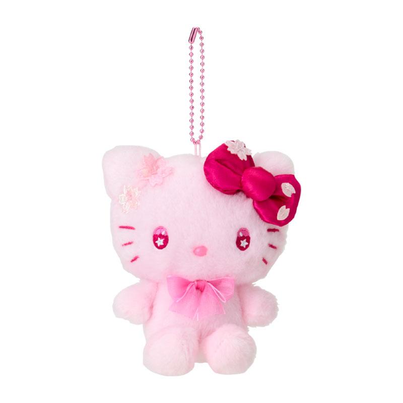 Hello Kitty Plush Mascot Holder Keychain Sanrio Japan Sakura 2025